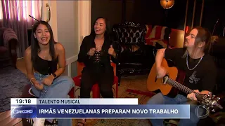 Irmãs e cantoras venezuelanas Estefany e Gabriely preparam novos trabalhos
