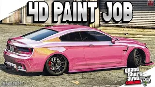 *EASY* HOW TO GET MODDED 4D PAINT JOB ON ANY CAR IN GTA 5 ONLINE