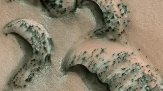 Som ET - 60 - Mars - Barchan Dunes with Possible Gullies - 4K