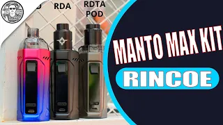 Rincoe MANTO MAX 228W Kit/RBA/RDTA/510 Adapter/К бою готов