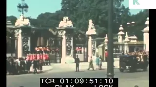 London, May 1939, Rare Colour Home Movie Footage 1930s, Pre WWII