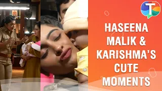 Haseena Malik & Karishma Singh's cute glimpses of playing with the baby | Maddam Sir BTS