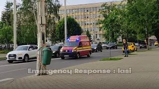 Ambulanta SMURD B2 EPA Volkswagen T5 Responding | Iași