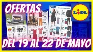 👌OFERTAS LIDL!!! Catalogo de ESTA SEMANA |  Del 19 al 22 MAYO 2022