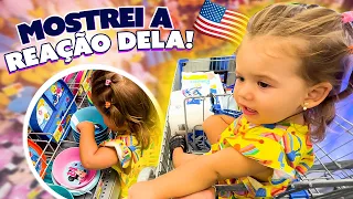 PRIMEIRA VEZ DA MARIA ALICE NO WALMART NOS EUA!!