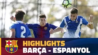 [HIGHLIGHTS] FUTBOL (Juvenil A): FC Barcelona - Espanyol (1-1)