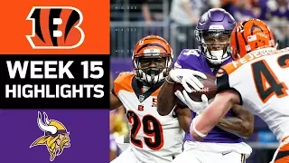 Bengals vs. Vikings | NFL Week 15 Game Highlights