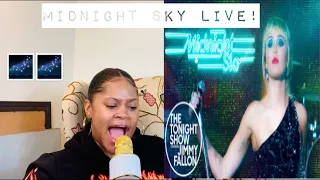 Miley Cyrus- Midnight Sky Live on Jimmy Fallon- Reaction Video!