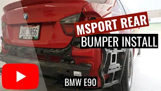 NEW Msport Rear Bumper! | BMW E90 Install