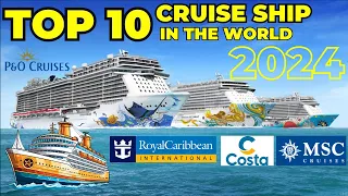 Top 10 Cruise Ships in the World 2024 | Inside One of the most expensive Cruise Ships Cruise Ranking