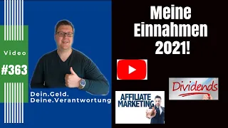 Meine Einnahmen in 2021 - YouTube, Dividenden & Affiliate Marketing