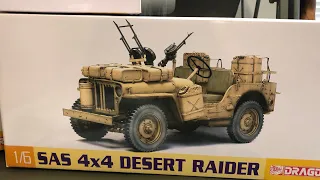 1/6 Scale SAS Desert Raider unboxing and review.