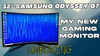 Samsung Odyssey G7 32" Unboxing & Review | 240hz | My NEW Gaming Monitor!