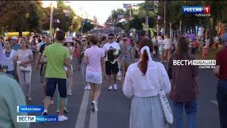 На чебоксарских улицах в День города состоялся традиционный "Творческий бульвар"