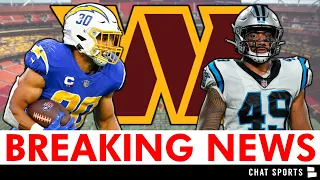 2 BIG MOVES: Commanders Sign RB Austin Ekeler & LB Frankie Luvu In NFL Free Agency | Commanders News