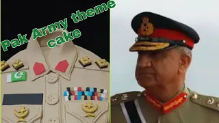 Pak Army Uniform cake detailed tutorial