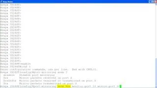How to Configure Port Mirroring on the Avaya ERS3500