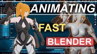 Blender 2.82 : Character Animation (In 3 Minutes!)