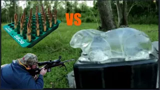 Ballistics gel hunting vs match bullets episode 31 - Varmints vs match bullets Hornady A Tips.