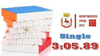 6x6 cube single 3:05.89 (official solves)