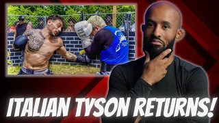 Italian Tyson Vs Lil Mac!! STREET BEEF BOXING MATCH REACTION!!