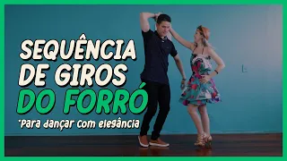 1 SEQUÊNCIA de GIROS do FORRÓ com ELEGÂNCIA