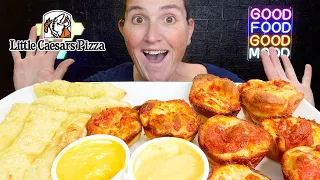 ASMR | LITTLE CAESAR'S | Crazy Puffs! Happy Easter!  | MUKBANG Eating Show