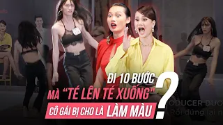 Đi 10 bước mà "Té lên té xuống" cô gái bị cho là làm màu