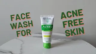 Mentholatum Acnes Creamy Face Wash Review | FACE WASH FOR Pimples & Acne
