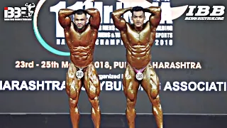 Above 100 Kg Weight Category Mr INDIA 2018 - Comparison And Results