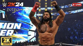 The Quest to Dethrone Roman Reigns | WWE 2K24 | My RISE Undisputed | INTRO | 2K 60FPS