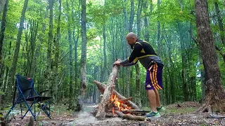 ORMANDA KAMP ATEŞİ BAŞINDA HUZUR