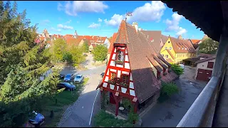 🇩🇪🇩🇪🇩🇪 1 Ротенбург Прогулка по городу и городским стенам Германия Rothenburg ob der Tauber Wall Walk