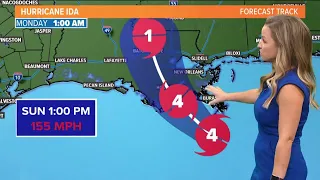 What to expect as Hurricane Ida nears landfall as a Category 4