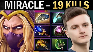 Invoker Dota Gameplay Miracle with 19 Kills and Feather