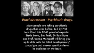 Controversies and debates about psychiatric drugs -  Panel discussion