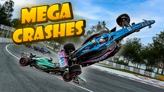 F1 23 MEGA CRASHES