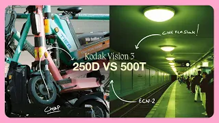 Shooting on 500T VS 250D | Kodak Vision 3 ECN-2 Film Comparaison