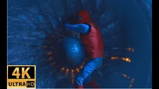Человек паук против Стервятника битва на самолете 4К. Spiderman vs Vulture plane battle
