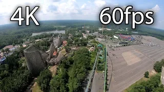 Zumanjaro Drop of Doom on-ride 4K POV @60fps Six Flags Great Adventure