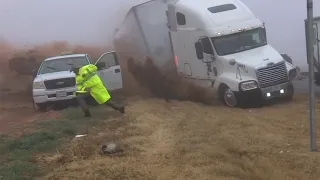 Texas trooper severely injured in 18 wheeler crash caught on camera | ABC7