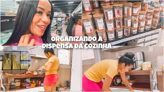 FUI NA PRAÇA 2 | COMPREI POTES PARA GUARDAR OS MANTIMENTOS | ORGANIZAÇÃO NA COZINHA