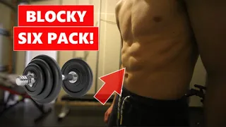 Want Blocky Abs? Do This 10 Minute Workout!