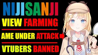 Amelia Watson under Attack, NIJISANJI VIEW FARM,  NIJI Reddit Lockdown, Michi Happy, Oren-Chan VIDEO