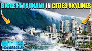 Biggest Tsunami Destroyed My City - Cities Skylines -Cities Skylines Hindi Gameplay -Cities Skylines