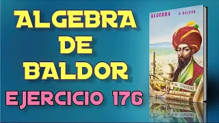 Algebra de Baldor Desde Cero - Ejercicio 176 - Ejercicios 4 al 4 de 9