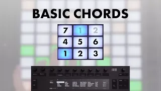 Chords on Ableton Push? EASY! (Introduction tutorial on how to play chords)