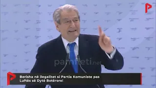 Berisha në ilegalitet si Partia Komuniste pas Luftës së Dytë Botërore!