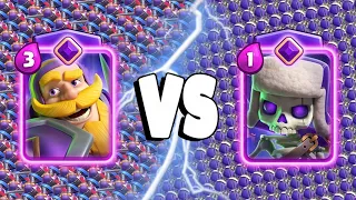 EVOLVED KNIGHT Vs EVOLVED SKELETONS - Clash Royale Challenge