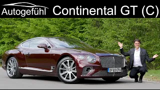 all-new Bentley Continental GT vs Continental GTC FULL REVIEW Coupé vs Cabriolet V8 comparison 2020